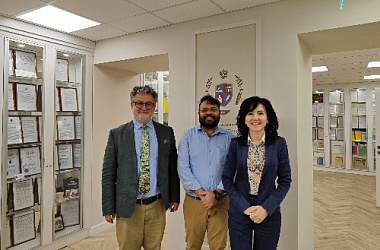 Состоялась встреча с представителем Индийского международного университета юридического образования и исследований